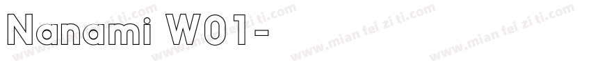 Nanami W01字体转换